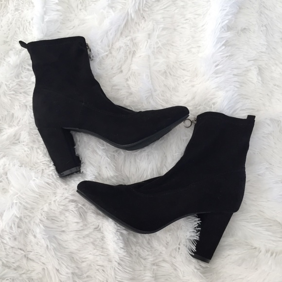 🆕 Qupid Black Zipper Bootie - Picture 6 of 8